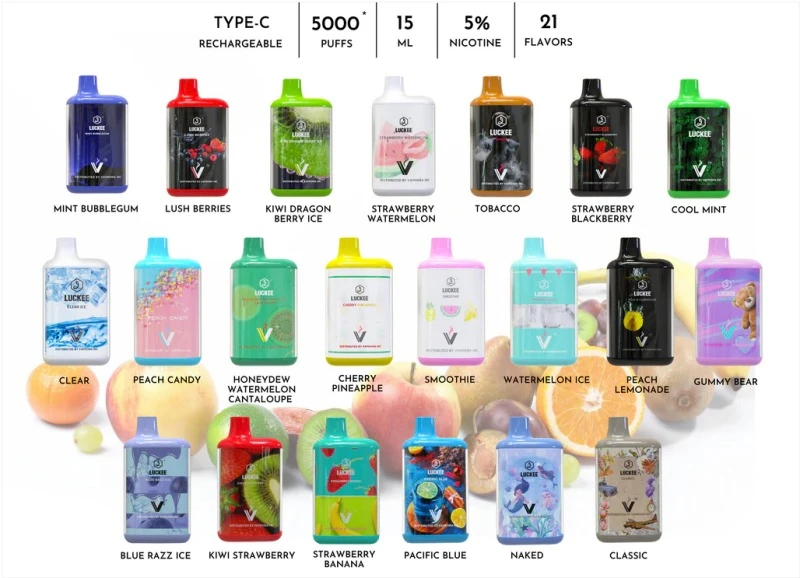 LUCKEE Lilac 5000 VAPE PUFFS VAPES
