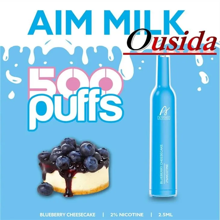 Aim Milk 500 Puffs Electronic Cigarette Disposable Vape