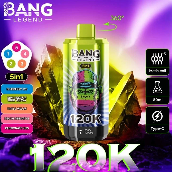 BANG LEGEND 120K PUFFS high quality