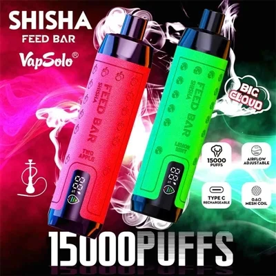Was ist die Produktüberprüfung der Vapsolo -Feed -Bar Shisha 15000?