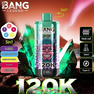 Mit BANG LEGEND 120K erleben Sie den größten Genuss