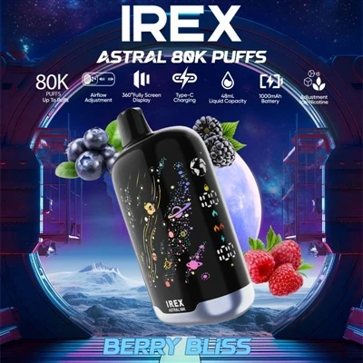 IREX Astral 80K – Eine Flaggschiff-Einweg-E--Zigarette mit hoher Kapazität, s...
