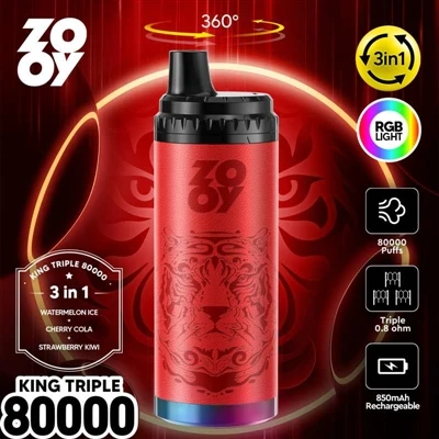 ZOOY KING 3-in-1 80000 Puff Einweg-Vaporizer: Technologische Innovation und e...
