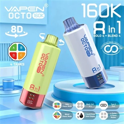 Mehrere Geschmacksrichtungen, keine Kompromisse: Wie Vapen Octo 160K 8in1 das...