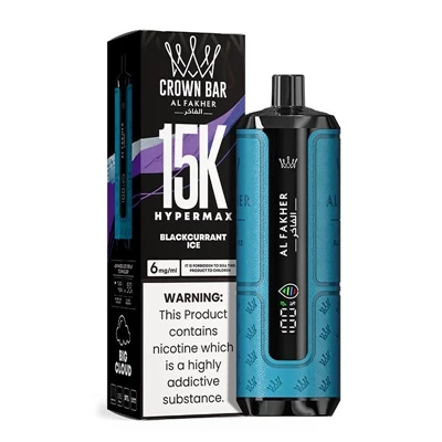 AL Fakher Crown Bar Hypermax 15K: Eine High-End-Einweg-E--Option, die Leistun...