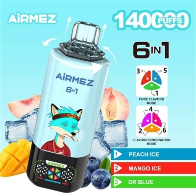 Airmez Fox 140K: Eine innovative Kreation, die das Erlebnis von Einweg-E--Zig...