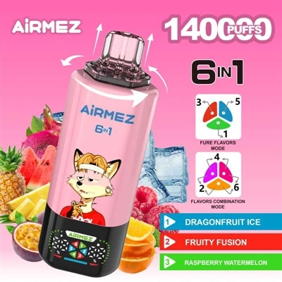 Airmez Fox 140000: läutet eine neue Ära der Einweg-Vapes ein