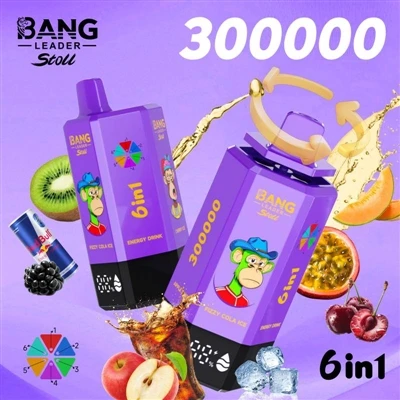 BANG LEADER Stoll 300K: Einweg-E--Zigaretten treten in die „Multi-System-Flag...