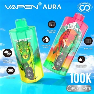 VAPEN AURA 100K: Wenn „Einweg“ nicht mehr bedeutet, sich niederzulassen
