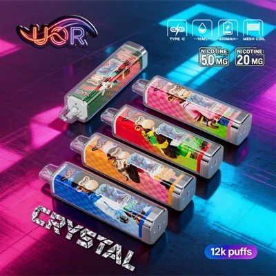UOR CRYSTAL 12K: Eine professionelle Erfahrung im Bereich Einweg-Vape