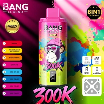 Bang Legend 300K – die Grenzen der Haltbarkeit für Einweg-E--Zigaretten versc...
