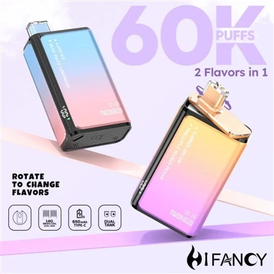 HIFANCY TWINS MAX 60K – Eine doppelte Geschmacksexplosion, Ihr Geschmacksaben...
