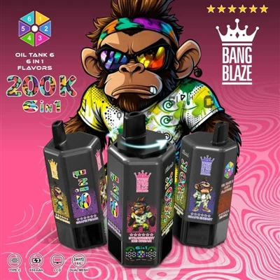 BANG BLAZE 6in1 200K: Ein Stick in der Hand, sechs Geschmacksrichtungen in ei...