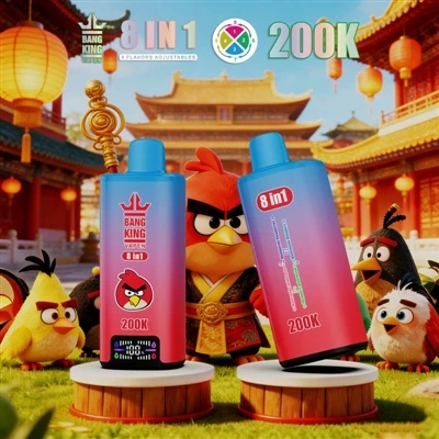 BANG KING VAPEN 200K 8IN1: Das ultimative E--Erlebnis mit mehreren Geschmacks...