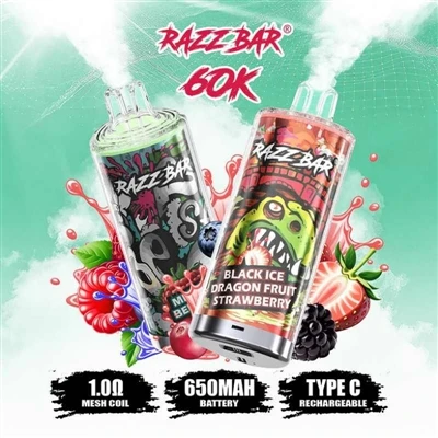 Razz Bar 65K+ Puffs Vape: Ein Gerät, das das Glück „fauler Menschen“ auf die ...