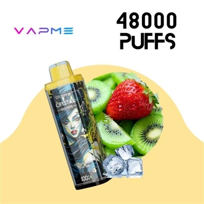 VAPME CRYSTAL 48000: Eine Einweg-E-Zigarette mit hoher-Kapazität, die wirklic...