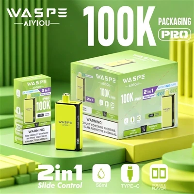 Waspe Double Flavour 100K Pro: Wenn Einweg-Vapes anfangen, Nein zur Langeweil...