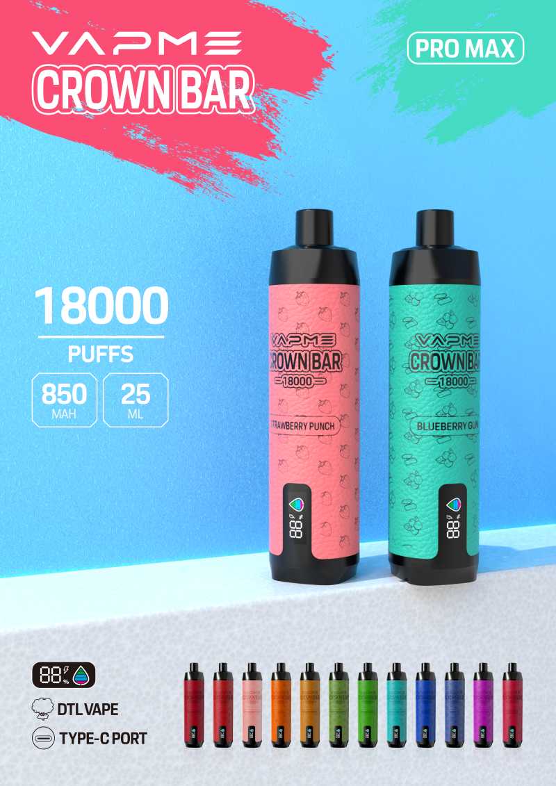 VAPME CROWN BAR 18000 2 VAPME CROWN BAR 18000 2