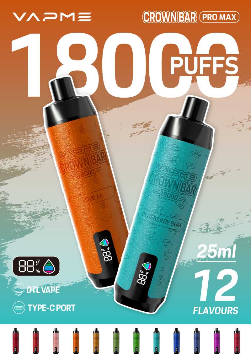 VAPME CROWN BAR 18000 9