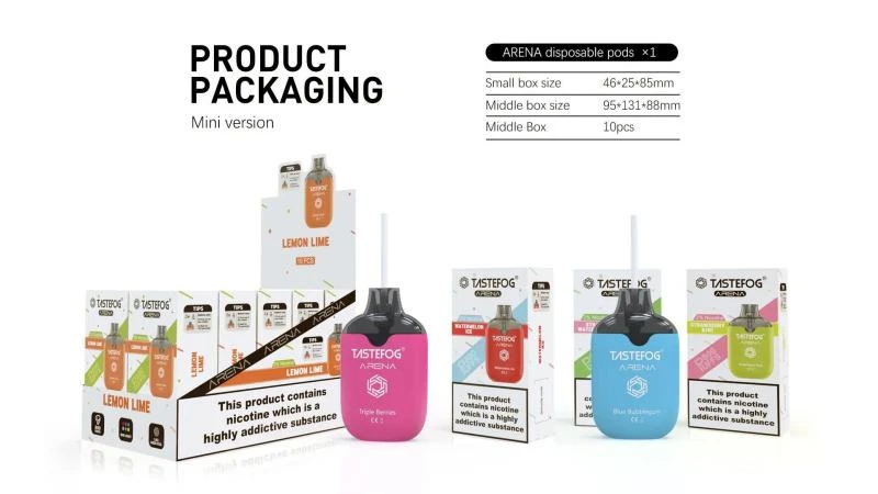 TASTEFOG ARENA 800 packaging TASTEFOG ARENA 800 packaging