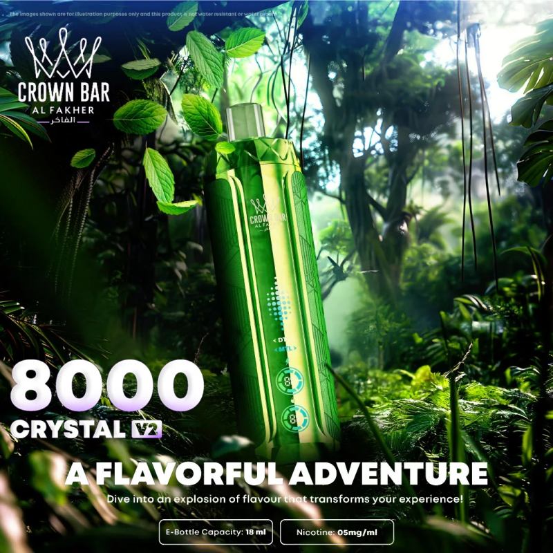 AF-8K-CRYSTAL-v2-AL Fakher Crystal V2 8000 AF-8K-CRYSTAL-v2-AL Fakher Crystal V2 8000