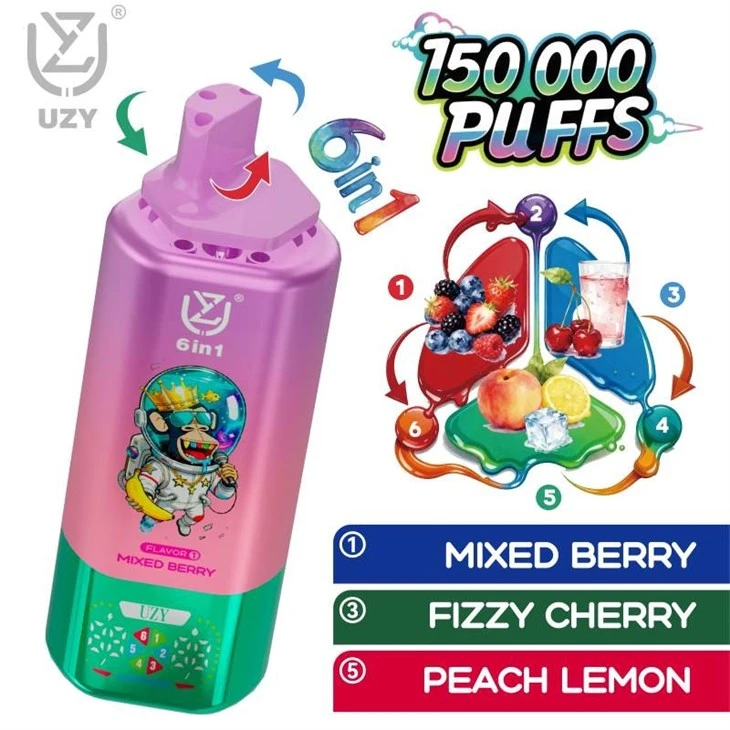 UZY 6 in 1 150K Puffs Vape factory