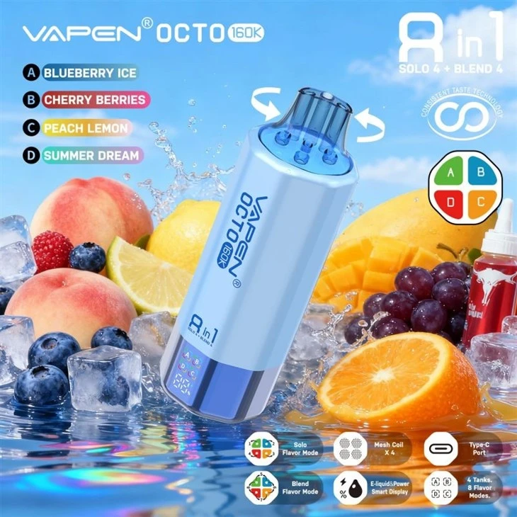 Vapen Octo 160K Puffs 8in1 high quality