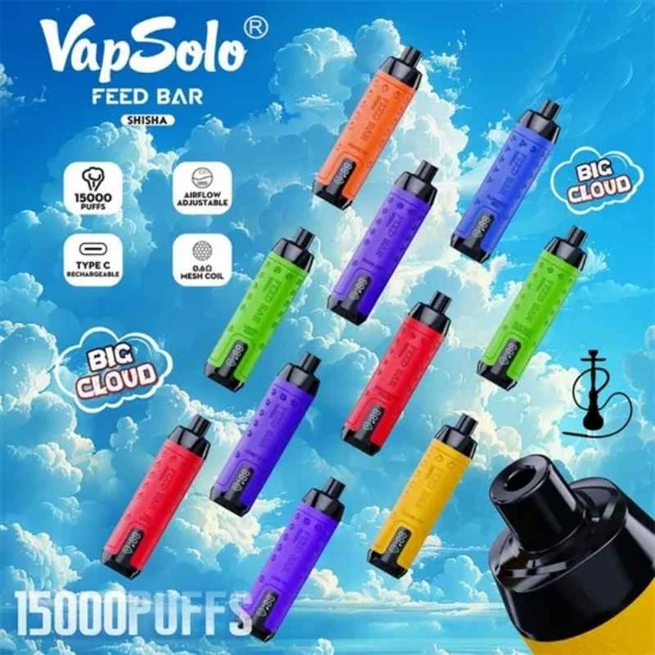 Vu-Solo-Shisha-15000-Vapes-E-Cigarette-Vapsolo-EU-Germany-Spain-Warehouse-Flavour-Feed-Bar-Hookah_Vapsolo FEED BAR 15000