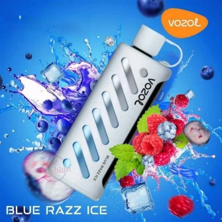 Vozol-Gear-Shisha-25000-Puffs-Disposable-Blue-Razz-Ice-VOZOL GEAR SHISHA 25000